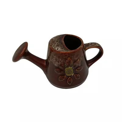 Buy Vintage Kernewek Pottery Watering Can Brown 10 Cm High Good Condition • 6.79£