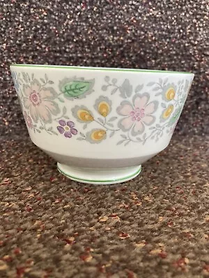 Buy Pretty Pastel Floral Crown Staffordshire Bone China Sugar Bowl Pattern No. 15809 • 10£