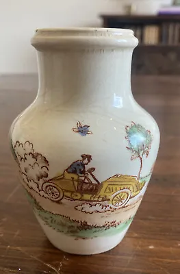 Buy Antique French Opaque De Gien Vase Automotive Vintage • 48.14£