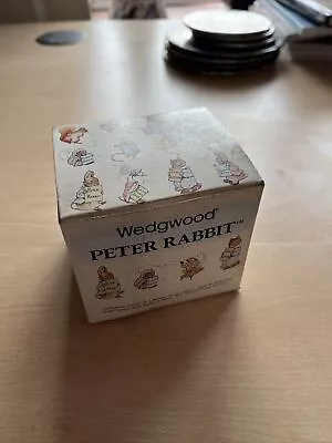 Buy Peter Rabbit Wedgwood Money Box Vintage Christening Baby Gift Boxed • 9.99£