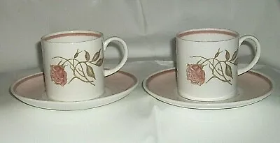 Buy Susie Cooper Talisman   Lovely Pair Of  Vtg China Coffee Cups & Saucers C1139 • 19.99£