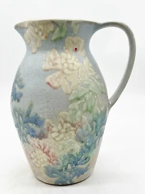 Buy Vintage Pottery Pitcher Jug Floral Carol & John Wynne Morris Conwy • 24.99£