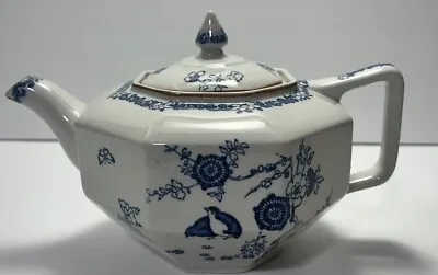 Buy Wood & Sons Woods Ware Old Bow Blue Kakiyemon Tea Pot Vintage • 47.44£