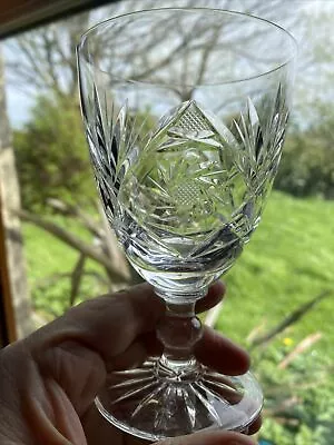 Buy Pair Of Edinburgh Cut Crystal Wine Glasses • 6£