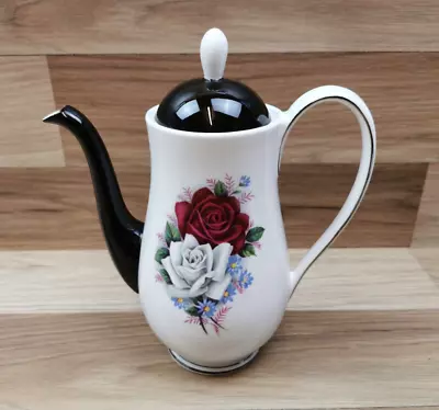 Buy Vintage Queen Anne England Rose Pattern 1.5 Pint Coffee Pot • 18.99£