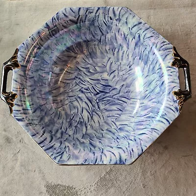 Buy Newhall Hanley Staffordshire Blue Lustre 9  Serving Bowl • 12£