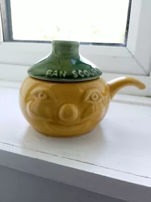 Buy Vintage Kitsch Smiling Pan Scourer Pot From Secla Pottery Portugal • 10£