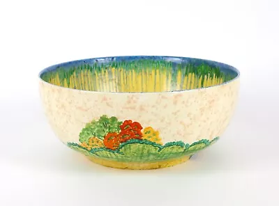 Buy Clarice Cliff Patina Country Art Deco Newport Pottery Textured Bowl Patent 23386 • 400£