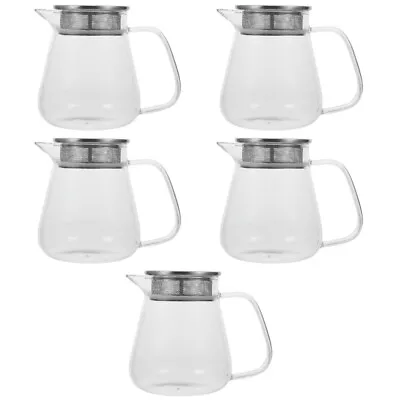 Buy  Glass Teapot Portable Water Kettle Boil Ware High Temperature Resistance • 61.78£