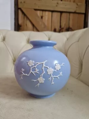 Buy Antique Copeland Spode Vase English Blue White 14cm Tall C1900 (Box 1.22) • 12.50£