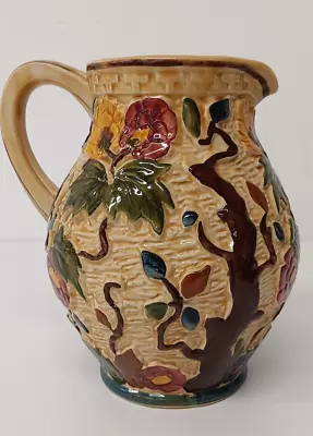 Buy Vintage H.J. Wood 'Indian Tree' Hand Painted Jug/Vase - M235 • 20£