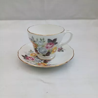 Buy Mossleigh Duchess Floral Tea Cup & Saucer Bone China England • 10£