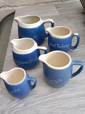 Buy Fosters Studio And Blueware Style Small Jugs Bulk 5 Items Vintage  • 14.99£