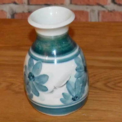 Buy Guernsey Pottery Vase Moulin Heut Handpainted Studio Pottery 4.5 Inch • 8.40£