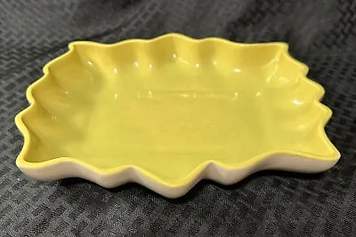 Buy Los Angeles Potteries Vintage 1970’s “700” Yellow Dish Snack Tray Art Deco Look • 22.73£