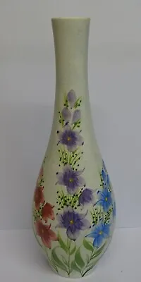 Buy Vintage E Radford Hand Painted Pottery Vase 26 Cm Tall. • 9.99£