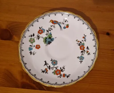 Buy Vintage Tuscan China Saucer Small Plate Floral Bird Design 14cm Diameter  • 7£