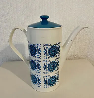 Buy Vintage Retro Pottery Johnson Bros Coffee Pot Engadine Pattern Made In England • 24.95£