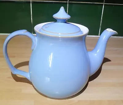 Buy Denby Colonial Blue Teapot 2 Pint Capacity Light Blue • 39.95£