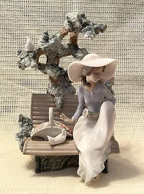 Buy Lladro #5365  Sunday In The Park : Lady On Bench Retired Damaged • 137.13£