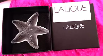 Buy Lalique Clear Star Fish  Paperweight New Boxed Rare • 350£