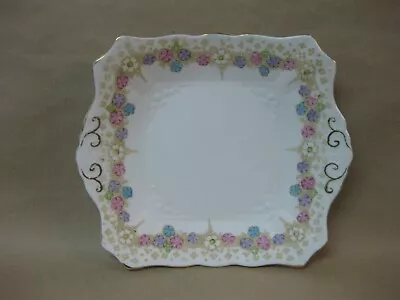 Buy Vintage Tuscan China Cake Plate Sandwich Plate Serving Plate ~ Floral • 9.99£