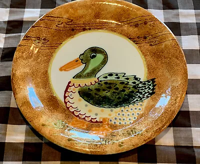 Buy Janet Rothwoman ~Duck~ 10 Plate~Vintage 1970's~Studio Ceramic Art Pottery~Signed • 38.43£