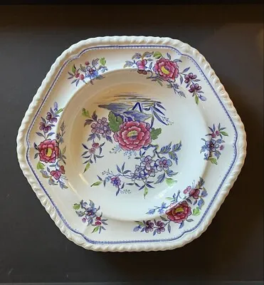 Buy Antique John & William Ridgeway J. W. R ~ Rimmed Bowl ~ 24cm - Circa 1814-30 • 12£