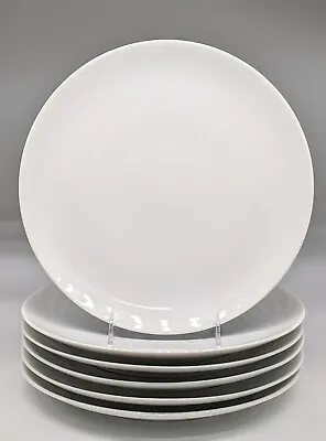 Buy SET 6 Thomas Rosenthal White Coupe Dinner Plate Rhythm Medallion Raymond Loewy • 103.76£