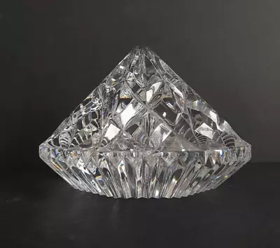 Buy WATERFORD Irish Crystal Glass LISMORE Cut Pattern Diamond Paperweight Signed • 19.99£