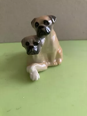 Buy Beswick Pottery Snuggled Up Boxer Dog Figure,Boxer Dog Ornament • 10.55£