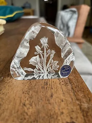 Buy Capredoni Glass Paperweight  Dartington Crystal England • 5£