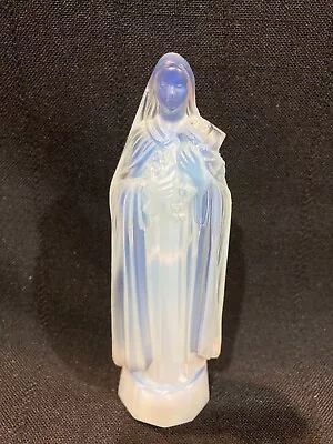 Buy RARE ~ Beautiful Sabino Opalescent St. Therese Madonna Figurine 5 1/4” Tall R135 • 221.02£