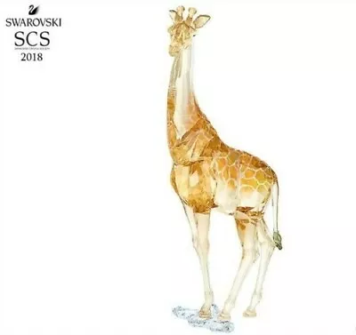 Buy Swarovski Crystal Beautiful  Mudiwa Giraffe  5301550 Retired Scs 2018 Free Post • 380£