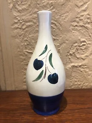 Buy Bud Vase Ceramica Made In Italy Hand Painted Fruit Pattern 9” • 6.74£