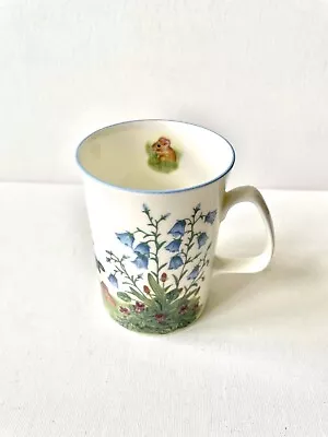 Buy Adorable Mouse In The Flowers Fine Bone China Mug Made In Stafforshire England • 5.95£