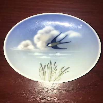 Buy Royal Copenhagen Oval Pin Dish With Swallow Design #2671 • 15£