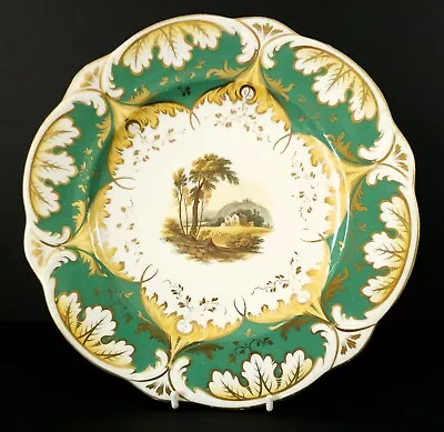Buy Georgian BRAMELD ROCKINGHAM  Desert Plate  Circa 1831–1842, • 29£
