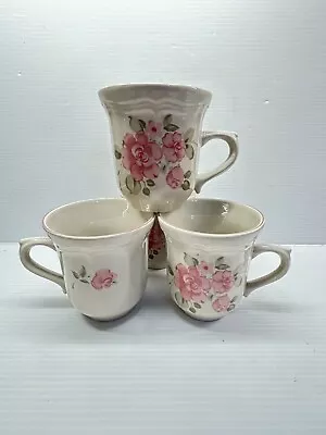 Buy Gibson Roseland Coffee Tea Mugs  Cups 8 Ounce Set Of 4 • 13.62£