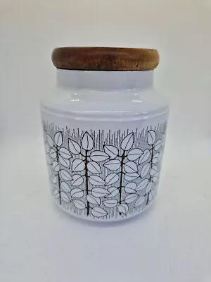 Buy Vintage Hornsea Charisma Storage Jar With Wooden Lid • 10£