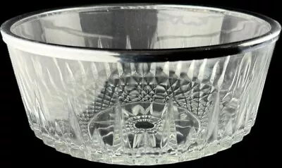 Buy VINTAGE ARCOROC FRANCE 9  Starburst Diamond Serving Bowl Glass CRYSTL LG Salad • 18£