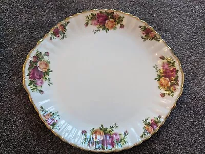 Buy Old English Country Rose Cake Plate • 0.99£