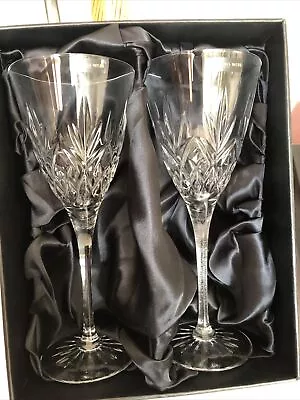 Buy Thomas Webb Crystal  X2 Large Wine Glasses Boxed New • 15.99£