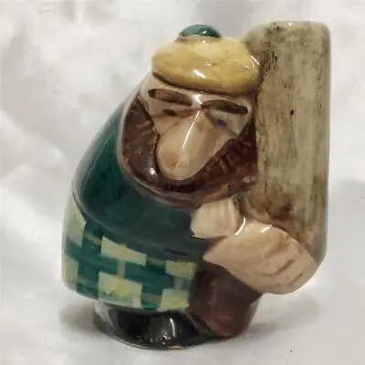 Buy Marlaw Hamilton Scottish Scottish Studio  Pottery Figurine Man & Caber 8 Cm High • 9.98£