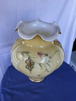 Buy FENTON Gold Overlay Feather Vase Heirloom Collection Signed #252 Of 800 ~ RARE! • 333.62£