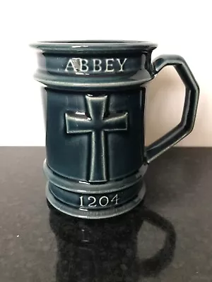 Buy Vintage Holkham Pottery Beaulieu 1538 Abbey 1204 Blue Glaze Mug Tankard • 7.99£