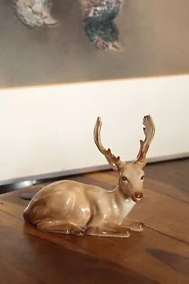 Buy Vintage Beswick 954 Wild Animals Lying Down Stag Deer Arthur Gredington Figurine • 79.99£
