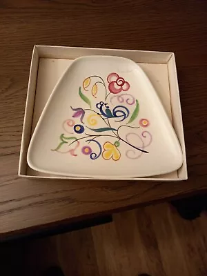 Buy Vintage Poole Pottery Hand Painted Dish. LE Pattern 1960's. Truda Carter Design • 6.99£