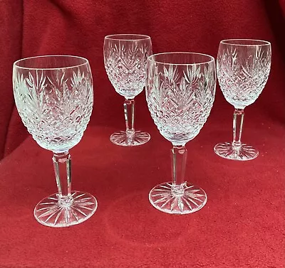 Buy 4 X TYRONE FINE QUALITY CRYSTAL WINE GLASSES VERY GOOD CONDITION • 39.99£