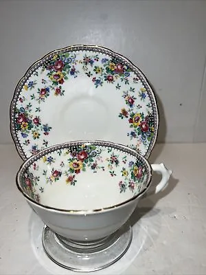 Buy Vintage Plant Tuscan China Teacup And Saucer - Made In England C6189 • 20.86£